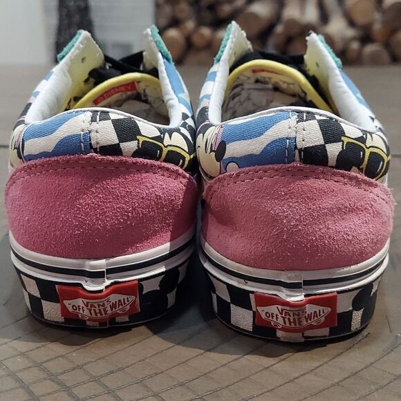 Vans x Disney Vintage Old Skool Suede Sneakers Size Men's 6 Women's 7.5 - Picture 8 of 12